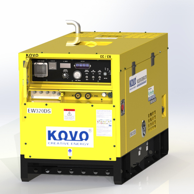 Générateur de soudeur diesel KOVO 400V 5Kva EW320DST Fréquence 50/60HZ Courant nominal 280CC/CV