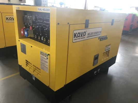 Générateur de soudeur à arc diesel portable de 400 ampères EW320DST avec courant nominal de 280 CC/CV